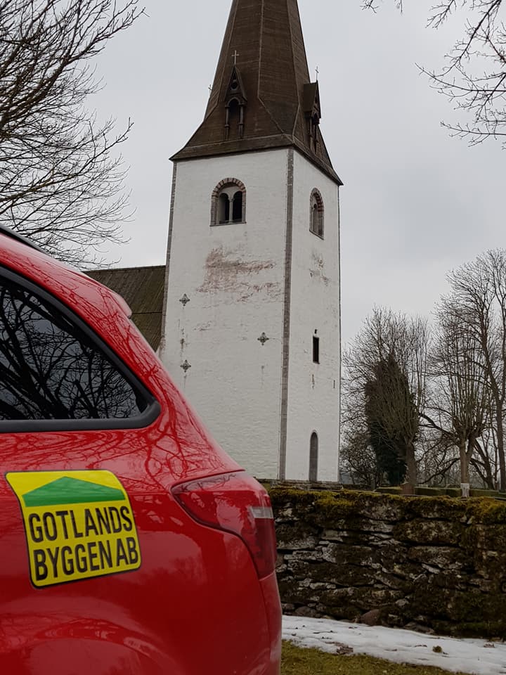 Nu är vi igång med restaurering av Fardhem kyrka. Riktigt roligt att Gotlandsb... 3